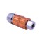 Interstate Pneumatics 1/4in Body x 1/4in FPT Universal Steel Safety Exhaust Coupler - Orange CG440-5O-D - alternate 2